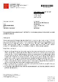 Úřední dokument: Poskytnutí informace podle zákona č. 106/1999 Sb., o svobodném přístupu k informacím. Vydavatel: Hlavní město Praha, Magistrát hlavního města…