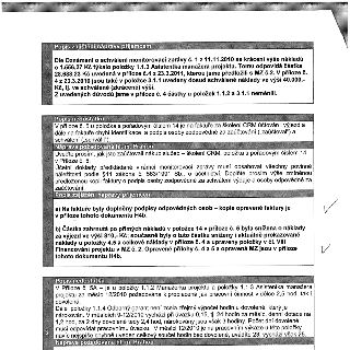 Popis zajištění nápravy příjemcem: Dle Oznámení o schválení monitorovací zprávy č. 1 z 11.11.2010 se krácení výše nákladů o 1.556,27 Kč týkalo položky 1.1.3 As…