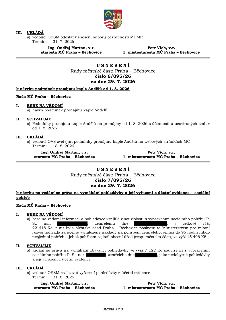 Dokument obsahuje dvě usnesení Rady městské části Praha – Běchovice ze dne 29. 7. 2026. 

1. Usnesení č. 6/095/26 k návrhu podmínek pronájmu kaple Andělů od 1.…