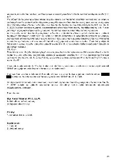 Úřední dokument (strana 5/5) obsahující právní vyjádření k žádosti o poskytnutí informací. Text obsahuje: odůvodnění postupu podle § 17 InfZ, vyjádření k rozsa…