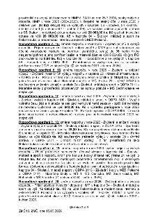 Výpis z rozpočtových opatření pro rok 2026 (stránka 3 z 8, ZMČ 19, dne 15.06.2026):

- Pokračování textu o prostředcích na stejný účel (usnesení HMP č. 32/31 z…