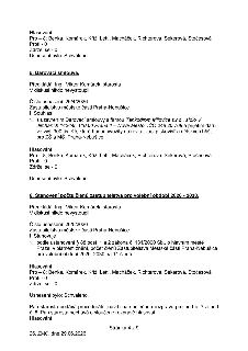 Zápis ze zasedání Zastupitelstva městské části Praha-Nebušice ze dne 29.06.2026 (strana 4 z 9). Obsahuje usnesení č. 26/4/2026: Darovací smlouva s firmou Tanko…
