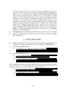 Naskenovaná stránka textového dokumentu (smlouva). Obsahuje text: umístěných na/v Pracovištích (dále jen „Revize“) Dodavatelem, Dodavatel je však v rámci posky…