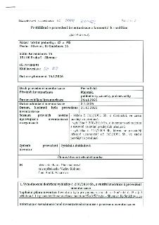 Dokument 'Prohlášení o provedení inventarizace a komentář k rozdílům' pro příspěvkovou organizaci MČ Praha - Slivenec, ZŠ a MŠ Praha - Slivenec, Ke Smíchovu 16…