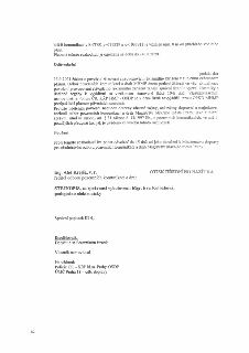 bližší komunikaci v S-JTSK y=736329 a x=1037913 je vzdálen min. 8 m od přilehlého vodícího pásu. Platnost tohoto rozhodnutí je omezena na dobu do 24.03.2028.…
