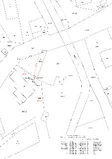 Katastrální mapa s vyznačením změn hranic pozemků. Zobrazeny parcely (např. 4388/4, 4389, 150/2, 150/1, 4390/4, 4390/3, 3575/2, 3548/1, 4387/2, 248/1, 248/2).…