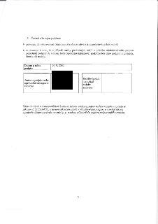 5. Žadatel níže svým podpisem
> potvrzuje, že výše uvedené údaje jsou přesné a pravdivé a jsou poskytovány dobrovolně;
> se zavazuje k tomu, že v případě změny…