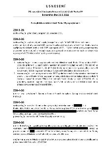 USNESENÍ 20. zasedání Zastupitelstva městské části Praha 19 konaného dne 23.9.2026. Zastupitelstvo městské části Praha 19 po projednání: Z20-1-26 schvaluje pře…