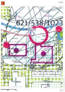 Katastrální mapa oblasti v Praze (Lhotecká, Mráčkova, Mazancova, Kutilova). Zobrazená čísla parcel: 621/538/1023, 1864/114, 1864/130, 1864/40, 4137/1, 4137/40,…