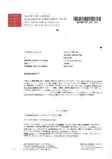 HLAVNÍ MĚSTO PRAHA, MAGISTRÁT HLAVNÍHO MĚSTA PRAHY, Odbor pozemních komunikací a drah, Oddělení silničního správního úřadu. Č. j.: MHMP-613748/2023/O4/KI, Spis…