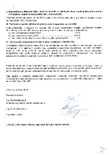 Zpráva o výsledku přezkoumání hospodaření MČ za rok 2025. Obsah: II. Upozornění na případná rizika (žádná nebyla zjištěna). III. Poměrové ukazatele: a) podíl p…
