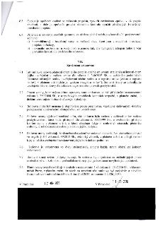 Text smlouvy, body 6.3 až 7.8. Obsahuje ustanovení o právech garanta, povinnostech příjemce, platnosti a účinnosti smlouvy (zákon č. 340/2015 Sb.), změnách sml…
