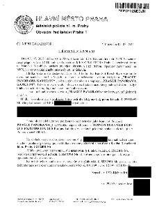 HLAVNÍ MĚSTO PRAHA, Městská policie hl. m. Prahy, Obvodní ředitelství Praha 1. Č.j. MPPII 73810/2025/OŘ 1, V Praze dne 05. 07. 2025. ÚŘEDNÍ ZÁZNAM: Dne 05. 07.…