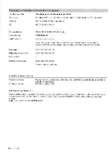 Protokol o výsledku ověření datové zprávy. Předmět podání: Odvolání proti stavebnímu povolení. Odesílatel: Zenklova 107 s.r.o., Zenklova 22/56, Libeň, 18000 Pr…