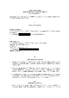 Veřejnoprávní smlouva o poskytnutí dotace z rozpočtu MC Praha 20, číslo: S/12/2026/0034. Smluvní strany: Poskytovatel: Městská část Praha 20, sídlo: Jívanská 6…