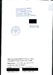 Katastrální úřad pro hlavní město Prahu, Katastrální pracoviště Praha. Vklad práva povolen rozhodnutím sp.zn. V-40903/2012-101. Vklad práva zapsán v katastru n…