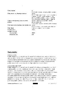 Dokument popisující projekt 'Navigační a znalostní systém pro Nemocnici Na Františku'. 

Technické údaje:
- Číslo programu: 07
- Číslo prioritní osy, Název pri…