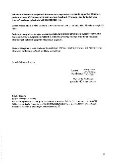 Žádost o poskytnutí investiční dotace od MHMP na realizaci projektu „Přístavby základní školy Praha-Lipence“ v celkové odhadované výši 164 000 000 Kč. Odhad ná…