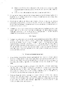 Textová část smlouvy o poskytnutí dotace, obsahující body: d) a e) týkající se nesplnění podmínek, body 2, 3 a 4 článku VIII o odstoupení od smlouvy (včetně pl…
