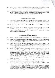 Strana 2 smlouvy o poskytnutí finančních prostředků. Obsahuje články: 1.3 Změna projektu možná na základě písemné žádosti a schválení. 1.4 Povinnost vrátit pro…