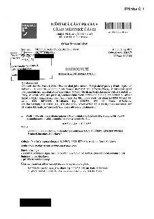 Kolaudační rozhodnutí Městské části Praha 5, Odbor stavební úřad, ze dne 5.1.2024, spisová značka MC05/OSU/63378/2022/BEL/Sm.p.4874. Předmětem rozhodnutí je po…