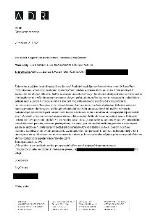Žádost o vyjádření ke studii stavby 'Slavia Šeberov', podaná společností ADR s.r.o. dne 25.11.2025. Místo stavby: ulice K Hrnčířům, č.parc. 564/34 a 564/35 k.ú…