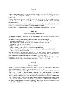 Naskenovaná stránka textového dokumentu obsahuje smluvní podmínky rozdělené do článků:

Článek VII. - Sankcje
1) Bude-li objednatel v prodlení s úhradou faktur…