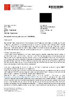 Úřední dopis Magistrátu hlavního města Prahy ze dne 17. 8. 2026, č. j. MHMP 770303/2026, týkající se poskytnutí informací podle zákona č. 106/1999 Sb. Předměte…