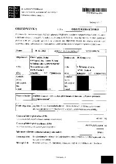 OBJEDNÁVKA č. CES: OBJ/35/03/016672/2022. Datum: 20. 12. 2022. Číslo VZ: K27100099174. Objednatel: Hlavní město Praha, zastoupené Ing. Janem Rakem, ředitelem o…