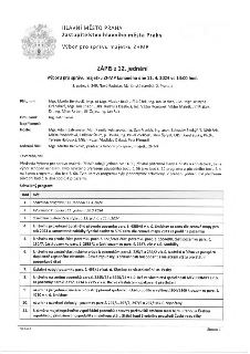 Zápis z 12. jednání Výboru pro správu majetku ZHMP konaného dne 11. 4. 2024 ve 14:00 hod. v budově Nová Radnice, Mariánské náměstí 2, Praha 1. Přítomni: Mgr. M…