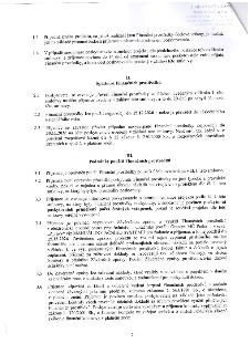 Druhá strana smlouvy o poskytnutí finančních prostředků. Obsahuje body: 1.3 a 1.4 (změna projektu), článek II. 'Splatnost Finančních prostředků' (body 2.1 až 2…