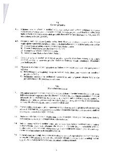 Strana 5 smlouvy obsahující články VI. Garant projektu a VII. Závěrečná ustanovení. Článek VI definuje roli garanta projektu, jeho oprávnění (účast na projektu…