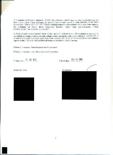 Závěrečná část právního dokumentu (dodatku ke smlouvě). Bod 4: Potvrzení o schválení Radou hlavního města Prahy usnesením č. 3066 ze dne 5. 12. 2017, záměr zve…