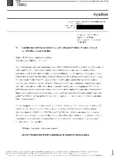 Institut plánování a rozvoje hlavního města Prahy, Vyjádření, Váš dopis zn. MHMP 136547/2023, S-MHMP 804824/2021, Č. J. IPR 986/23, Věc: Vyjádření k úplatnému…