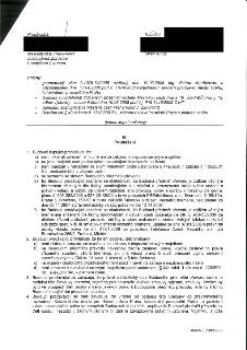 Naskenovaná stránka textového dokumentu (smlouvy), obsahující text:

Prodávající:
Městská část Praha-Vinoř
Zastoupená starostou Františkem Švarcem

Kupující:
M…