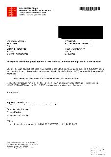 Úřední dopis Magistrátu hlavního města Prahy, odboru pozemních komunikací a drah, ze dne 27. 8. 2026. Předmět: Poskytnutí informace podle zákona č. 106/1999 Sb…
