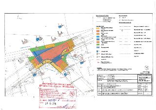 Situační nákres dopravního značení a komunikací: 'SITUACE DOPRAVNÍHO ZNAČENÍ', projekt SO 100 - KOMUNIKACE A ZPEVNĚNÉ PLOCHY, stavba: KUKELSKÁ - ŽÁRSKÁ, PRAHA…