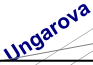 Text 'Ungarova' zobrazený šikmo přes technický výkres (pravděpodobně část katastrální mapy nebo plánu).