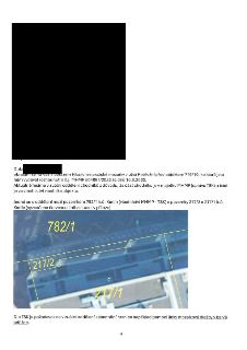 Úřední dopis týkající se vizuálního oddělení chodníků v ulici Pobřežní před objektem 716/10. Text uvádí: 'Obracím se na vás s dotazem týkající se pražské mozai…