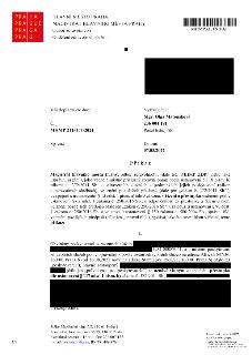 Příkaz Magistrátu hlavního města Prahy, odboru zdravotnictví, ze dne 07.03.2022, č. j. MHMP 2115171/2021. Vyřizuje Mgr. Olga Matoušková. Dokument konstatuje, ž…