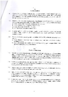 Strana 5 smlouvy obsahující články VI. Garant projektu a VII. Závěrečná ustanovení. Článek VI definuje roli garanta projektu, podmínky pro jeho výběr (člen Kom…