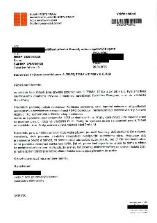 Vnitřní sdělení Magistrátu hlavního města Prahy, odbor majetkových agend, oddělení geodetických činností. Datum: 26.03.2026. Č.j.: MHMP 263644/2026, Sp. zn.: S…