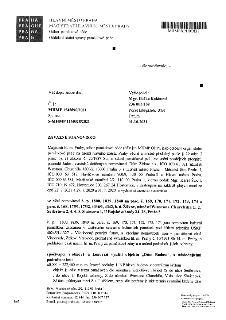 Závazné stanovisko Magistrátu hl. m. Prahy, odboru památkové péče, č.j. MHMP 1548890/2021 ze dne 1.10.2021. Předmětem je obnova a konverze objektu 'Dům Radost'…