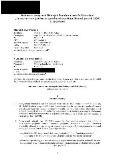 Smlouva o poskytnutí účelových finančních prostředků č. 2026/0185 v rámci 'Dotace na rozvoj občanské společnosti a spolkové činnosti pro rok 2026'. Poskytovate…