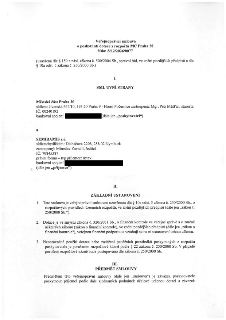 Veřejnoprávní smlouva o poskytnutí dotace z rozpočtu MČ Praha 20, číslo: S/12/2026/0077. Smluvní strany: Poskytovatel: Městská část Praha 20, sídlo: Jívanská 6…