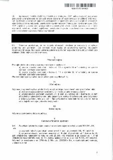 Naskenovaná stránka textového dokumentu (smlouvy):
I.3. Společnost TRADE CENTRE PRAHA a.s. (...) je povinna zastupovat pronajímatele na základě shora citované…