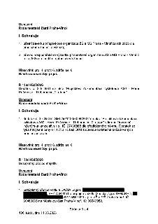Výpis z usnesení Rady městské části Praha-Vinoř ze dne 11.03.2026 (stránka 3 ze 4). Obsahuje tři body: 1. Schválení účetní závěrky a převodu hospodářského výsl…