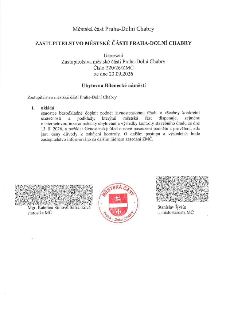Městská část Praha-Dolní Chabry, Zastupitelstvo městské části Praha-Dolní Chabry, Usnesení Zastupitelstva městské části Praha-Dolní Chabry, Číslo 220/26/ZMČ, z…