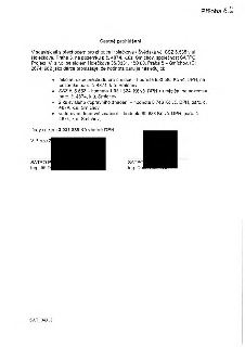 Čestné prohlášení společnosti SATPO Project IV, s.r.o. (Holečkova 35/3331, 150 00, Praha 5 - Smíchov, IČ: 26741962) týkající se hodnoty daru v souvislosti s př…
