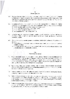 Strana 5 smlouvy obsahující články VI. Garant projektu a VII. Závěrečná ustanovení. Článek VI definuje roli garanta, jehož úkolem je kontrola projektu, a stano…